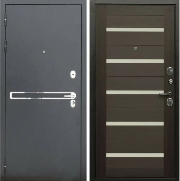 Купить Однотонная серая дверь бизнес класса